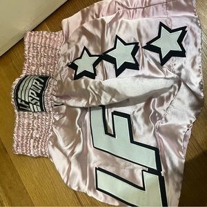 LF pink boxer skirt